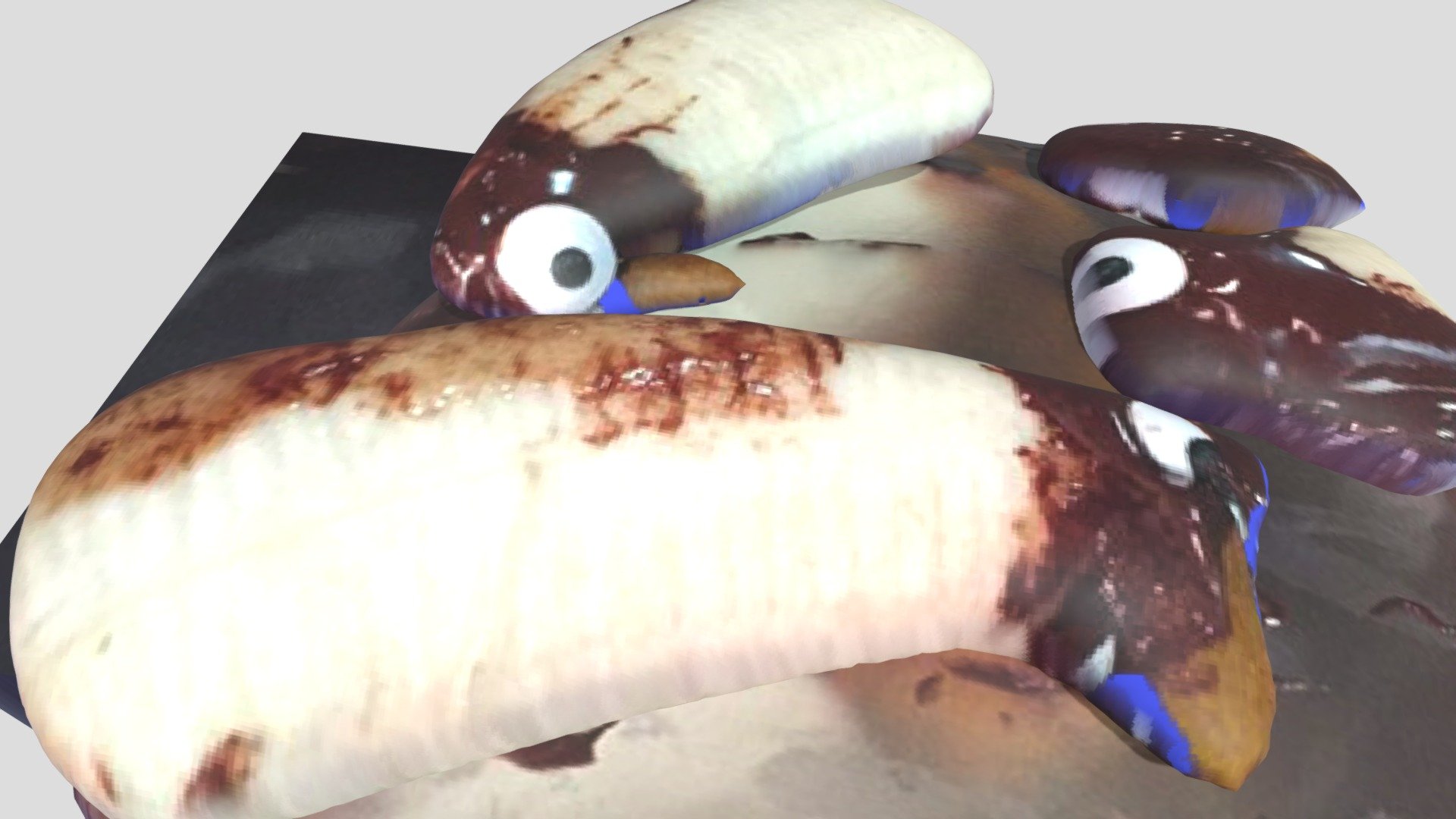 cursed penguin banana chocolate