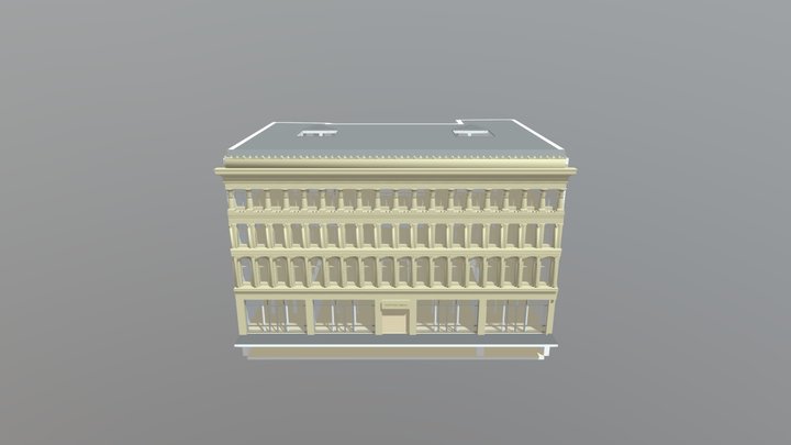 190511 Egyptian Halls v1 Shell 3D Model