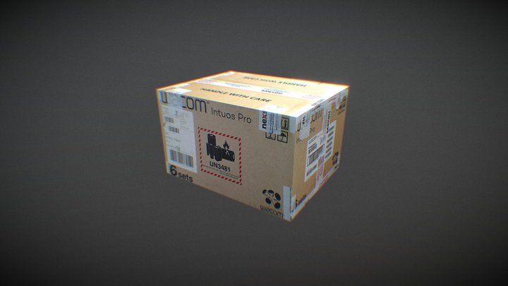 Caja wacom - Samuel Jimenez - FBX 3D Model