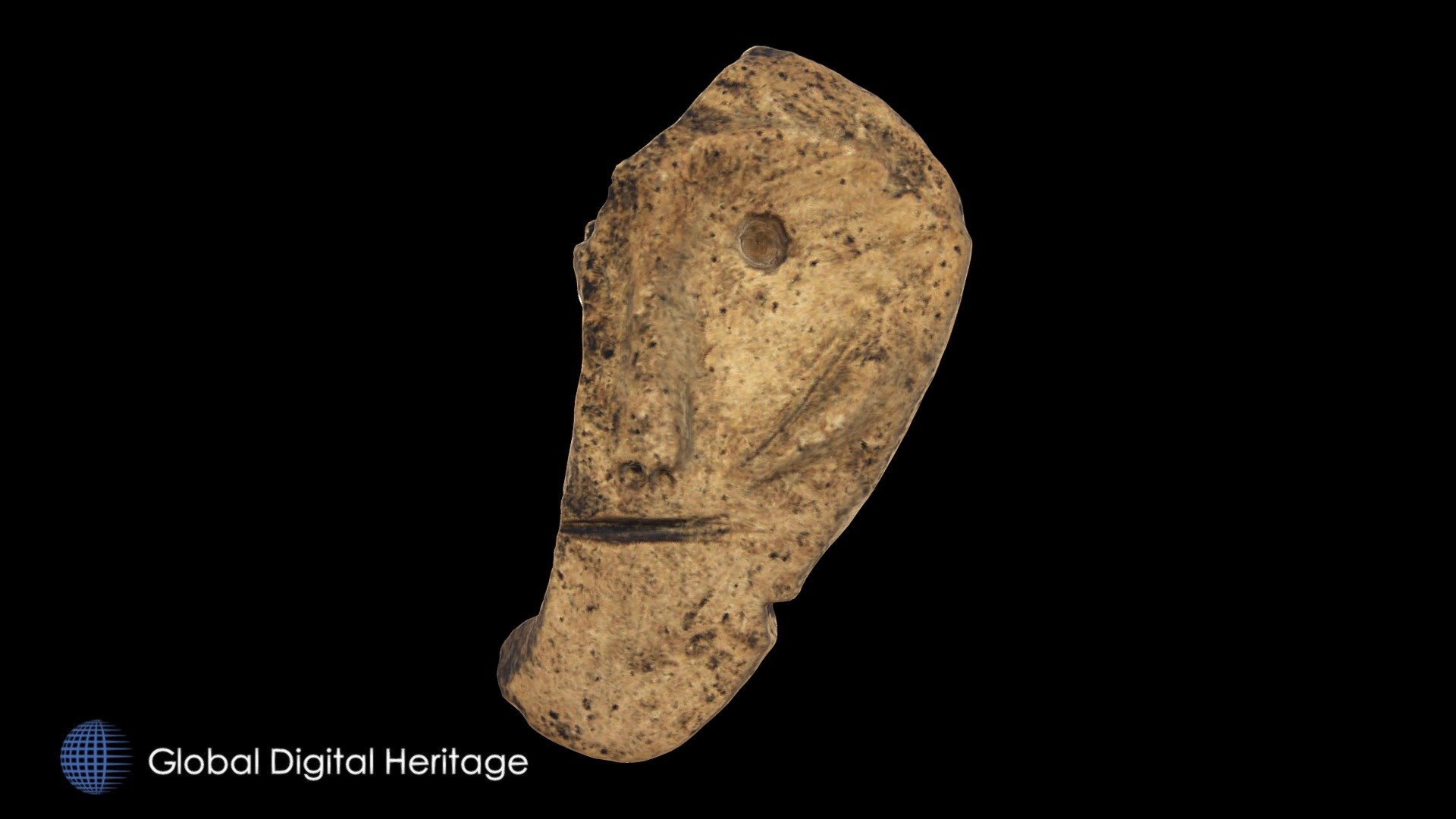 U2-90 Human Face, Bone, hot Springs Village, AK