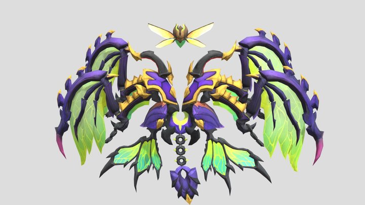 Wings 02 3D Model