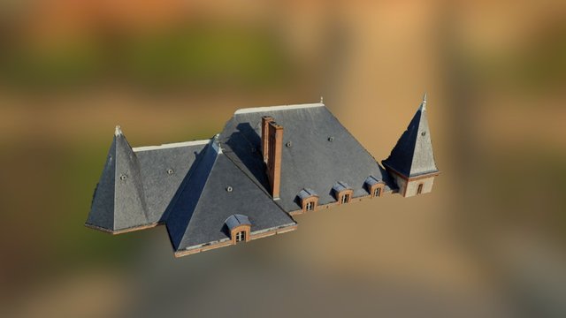 Toiture Chateau 3D Model