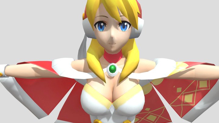 Mobile - Mega Man X DiVE - Alia White Day 3D Model