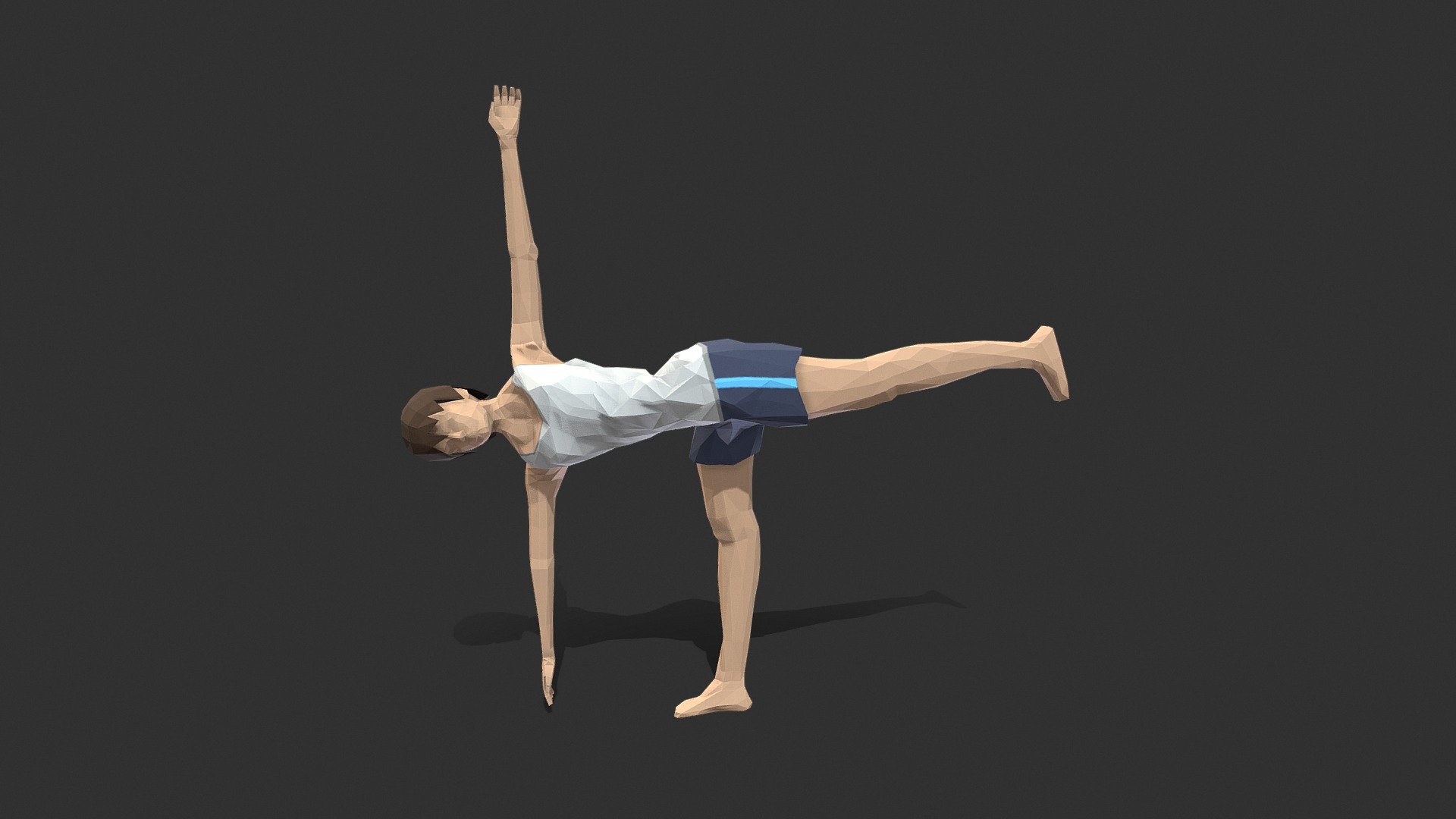 Yoga Pyramid #2  Exercise — Sketchfab embed 3D viewer