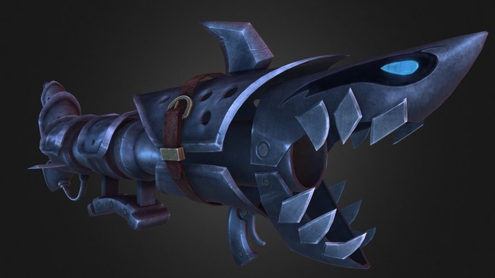 Jinx Gun 3D Model