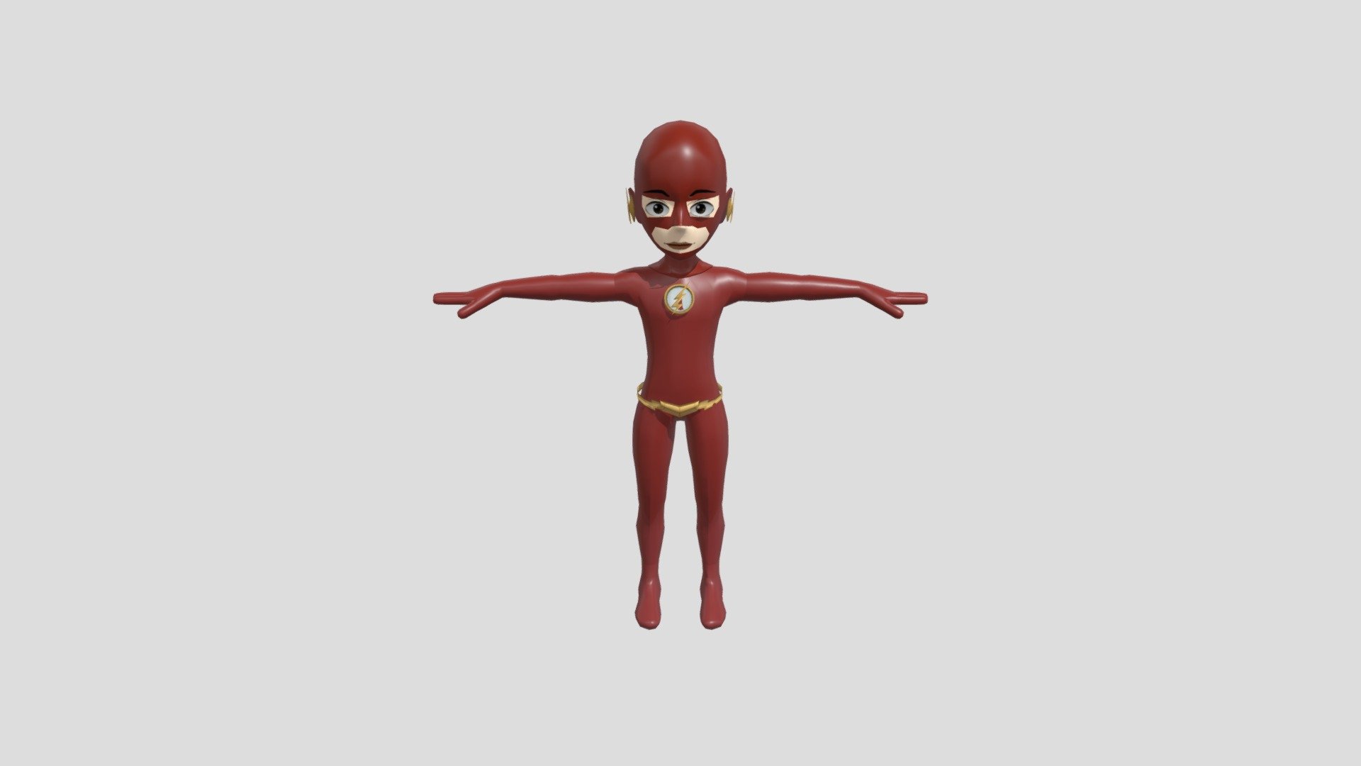 Flash (boy) - Download Free 3D model by moktadir [b593bdb] - Sketchfab