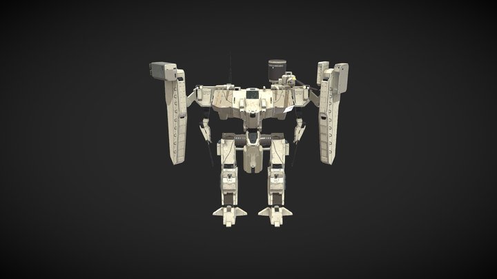 USSA Bradley Assault Mech 3D Model