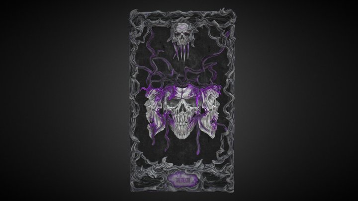 Tarot Card - The Death 3D Model