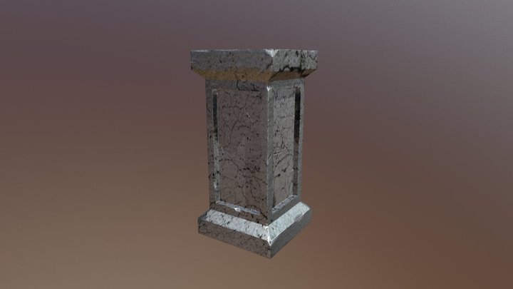 Game Pillar 3D Model
