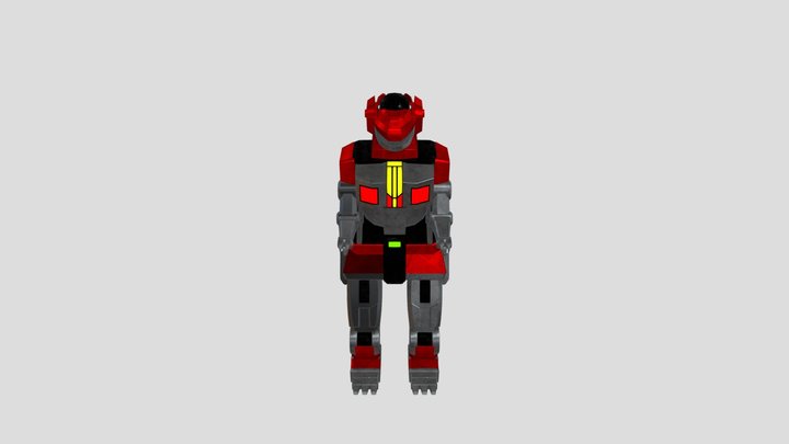 Tyrannosaurus From MM Power Rangers/ Zyuranger 3D Model