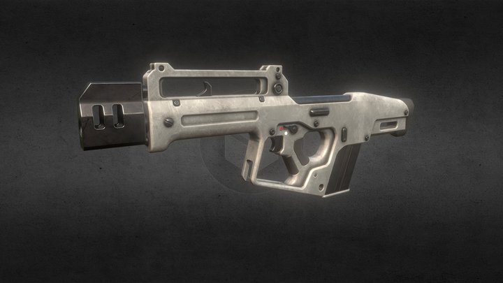 SciFi Rifle – Gratis 3D-model STL