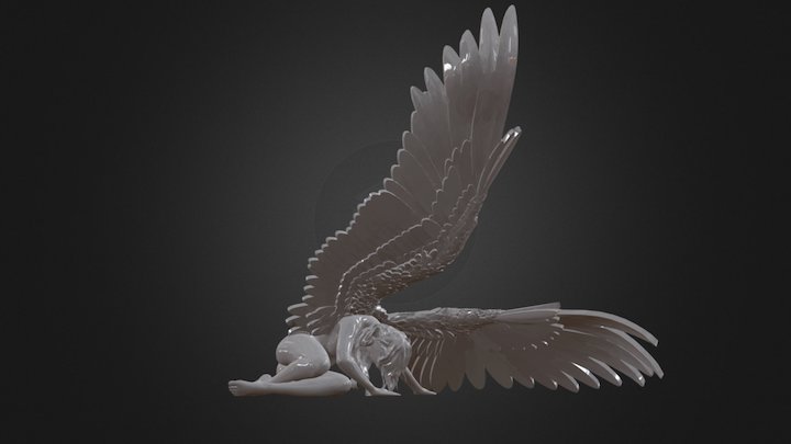 Angel caído 3D Model
