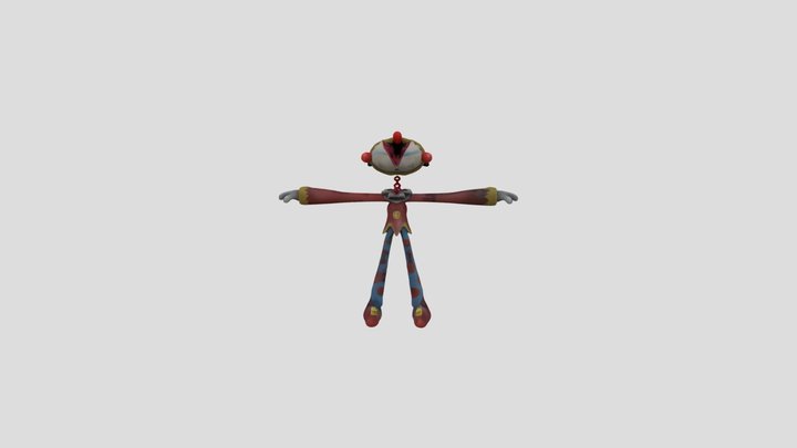 Poppy Playtime Chapter 4 - LooLoo The Clown 3D Model