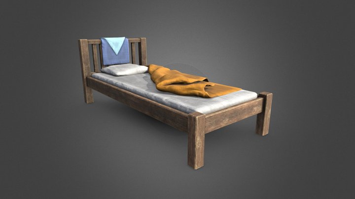 Naruto's bed 3D Model