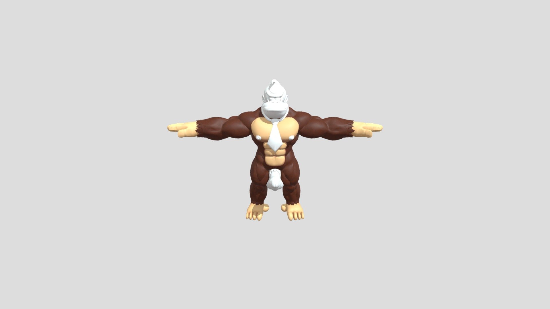Donkey Kong KM NSFW Anthro Download Free 3D model by ItaloxD