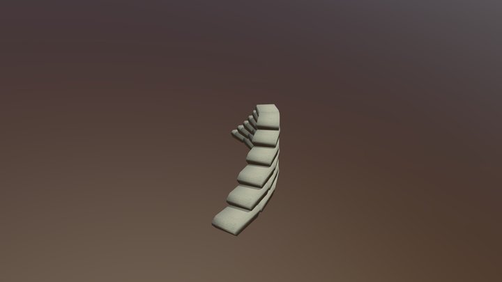 Sandbag Wall 05 3D Model