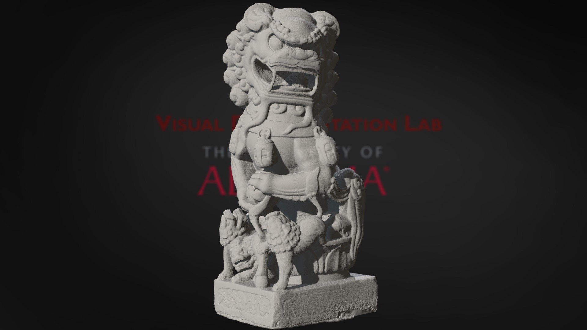 Harvard-Yenching Institute statue (no texture)
