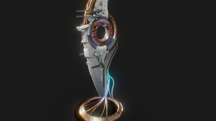 Trireme class - Rubicon Imperial Jumpship 3D Model