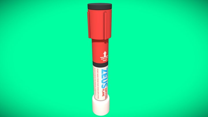 Zeus Brand Survival Flare 3D Model