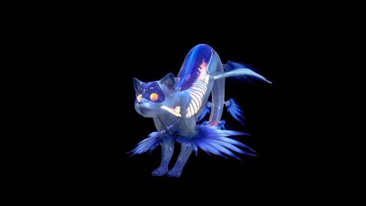 The Feline Sea Dragon 3D Model