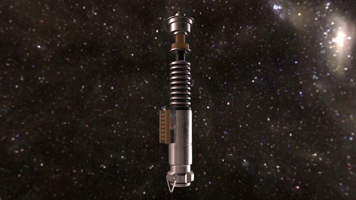 Luke Skywalker's Lightsaber 3D Model