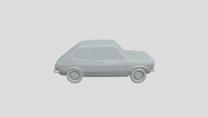 FIAT 127 1971 scale1-65 for 3D-printing