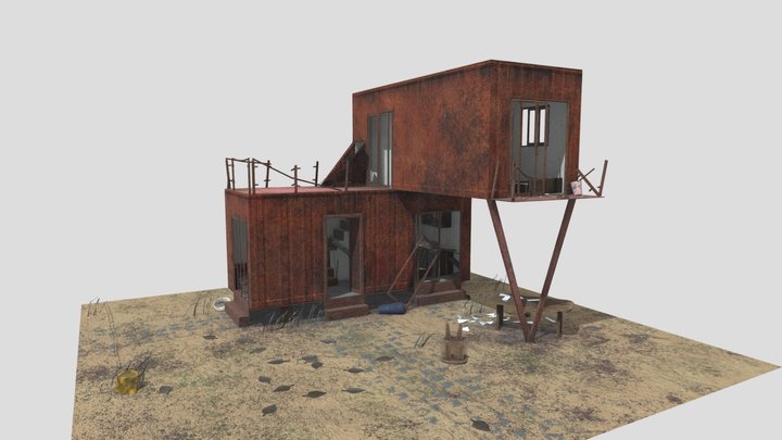 container house (older version) 3D Model