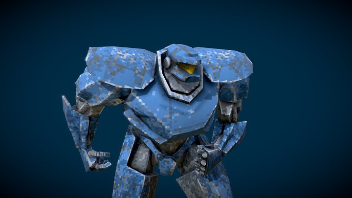PS1 | Mech 3D Model