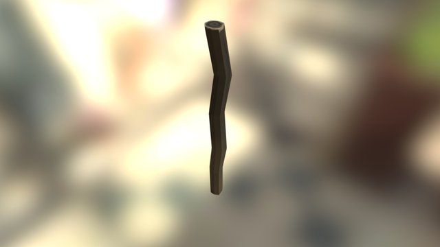 Wood Pole 01 3D Model