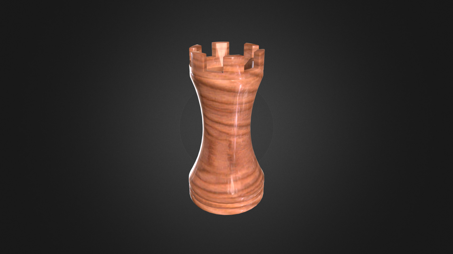 3D model Chess piece tower - This is a 3D model of the Chess piece tower. The 3D model is about a close-up of a hand.