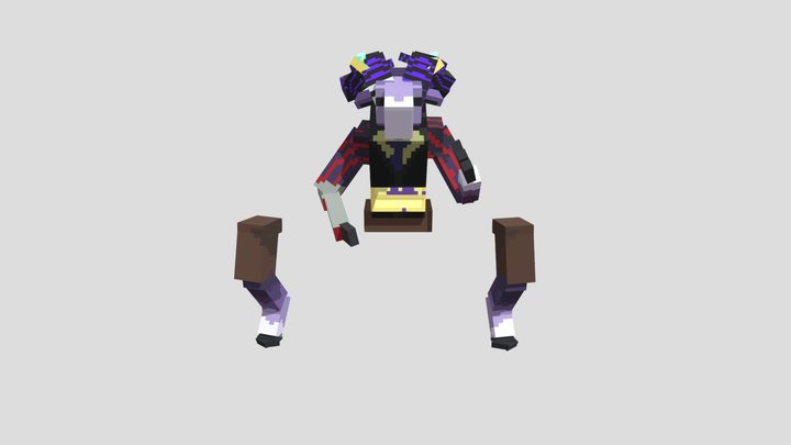 Goat turns into a god 3D Model