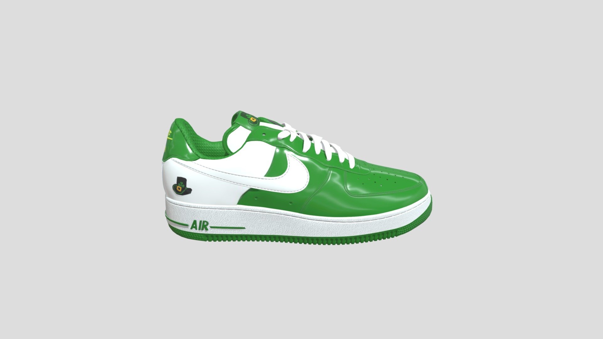 dot swoosh our force one AF1 nike Stpatrick - 3D model by awax38000 ...
