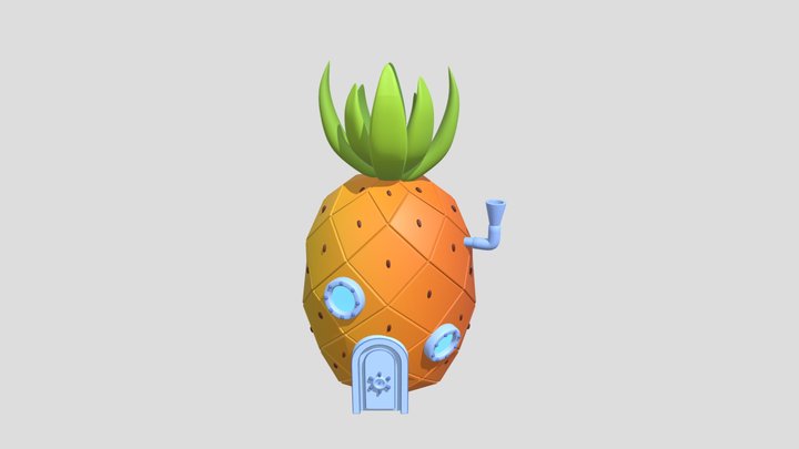 SpongeBob Home 3D Model