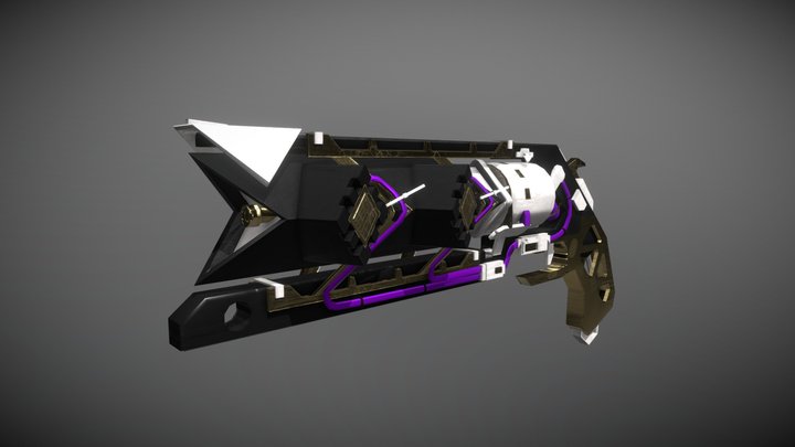 Destiny 2 Ikelos hand cannon 3D Model