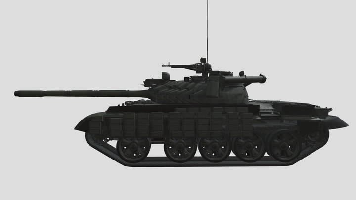 T-55AMV - USSR 3D Model