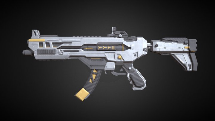 Call of Duty Moonlight Chaser SMG 3D Model