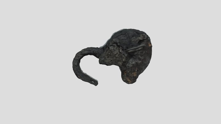 Higginbotham House Padlock 3D Model
