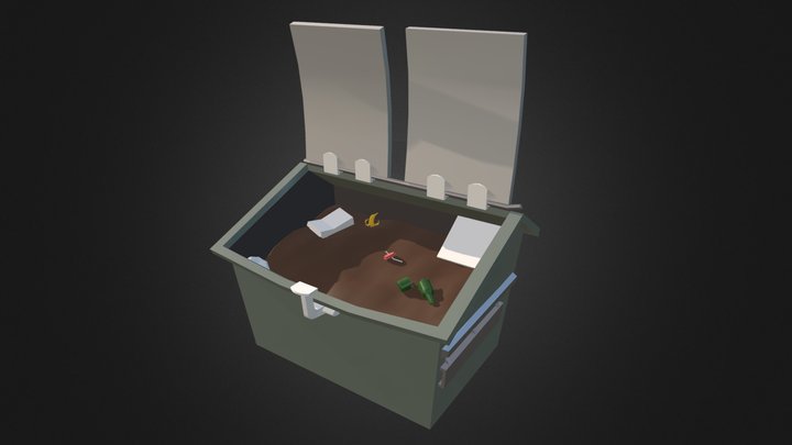W.I.P Fortnite Dumpster 3D Model