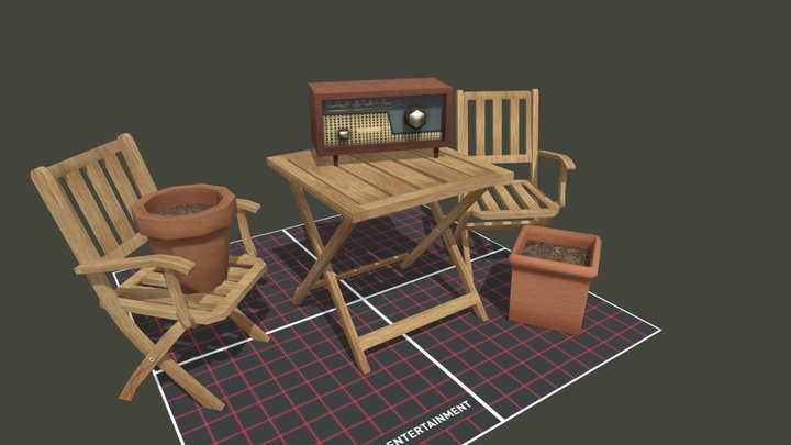 3 Simple Props | Grandmas house 3D Model