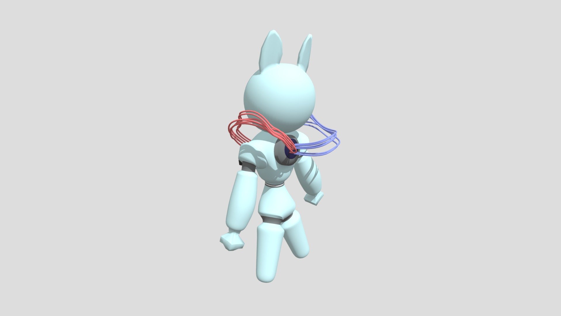 cute rabbit like robot - Download Free 3D model by iSuperBoyi [b5a3df4 ...