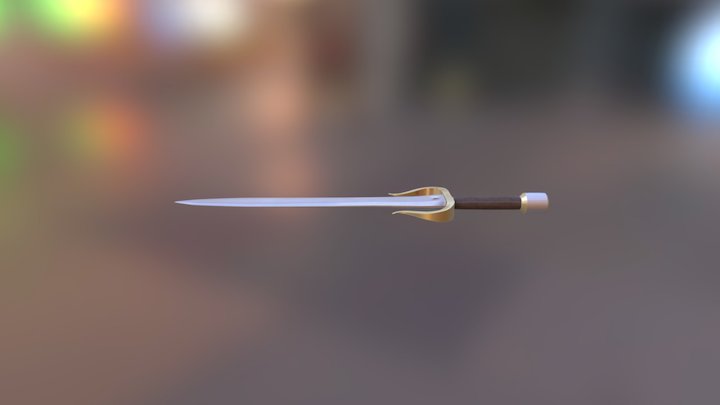 Sword colored 3D Model