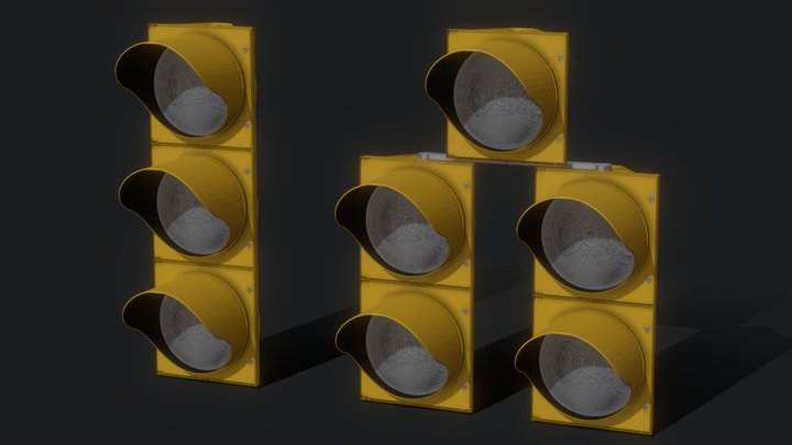 Tcon Kentron 12" Incandescent Signal Pack 3D Model