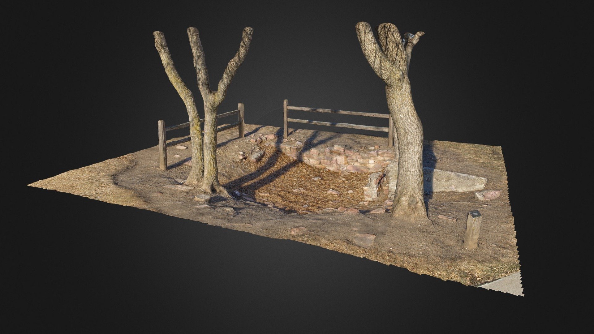 House Foundation Ruins original texture