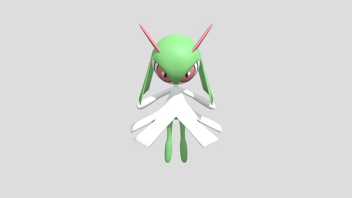 Kirlia Pokemon Model 3D Model