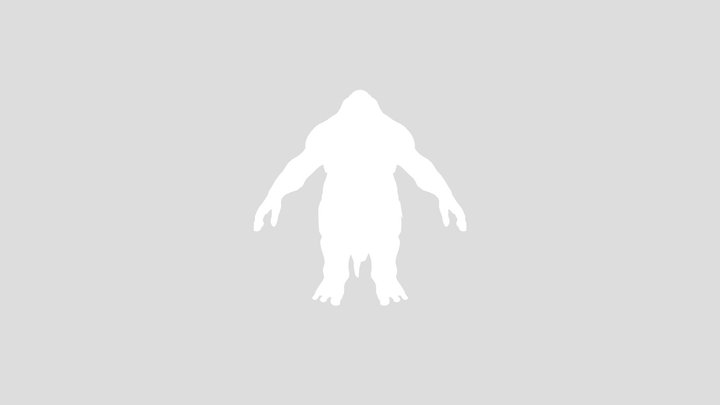 One Eye Monster Rigged Lowpoly – Modelo 3D gratuito STL