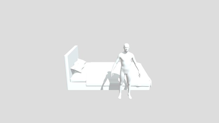 bed 3D Model