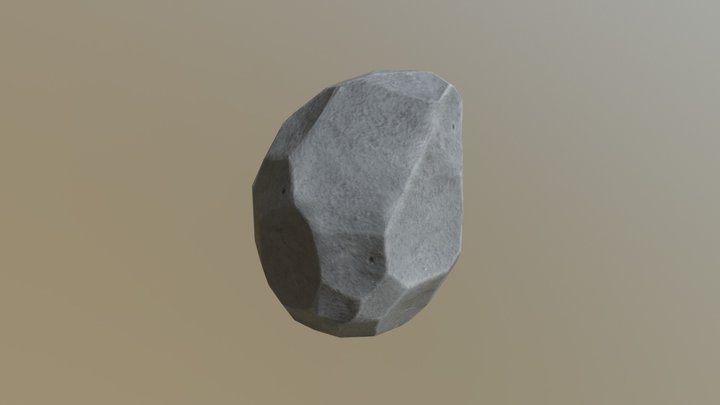 Rock Lowpoly 3D Model