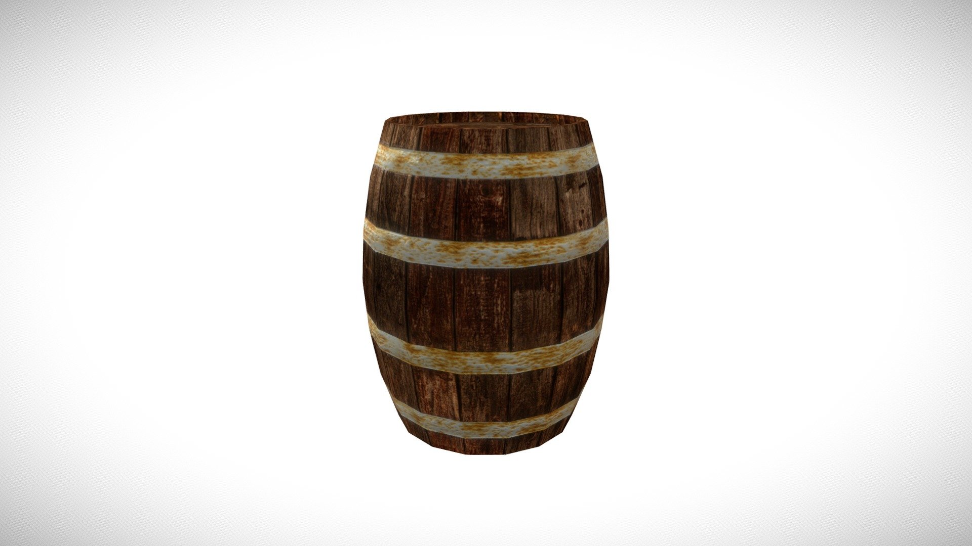 Barrel low poly