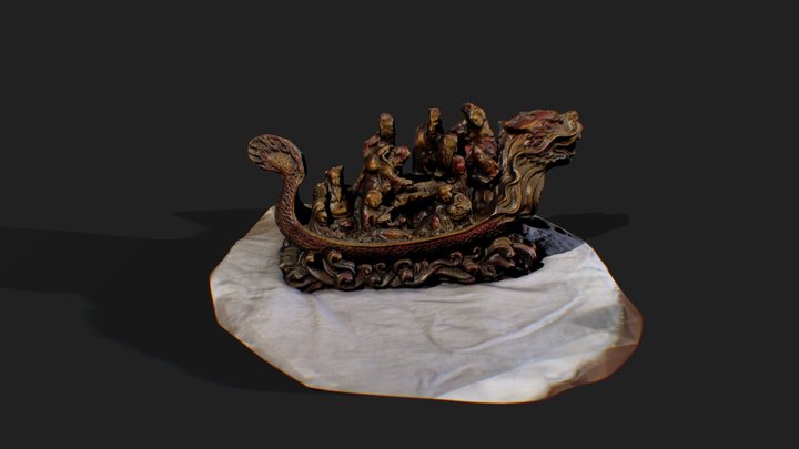 DragonBoat 3D Model