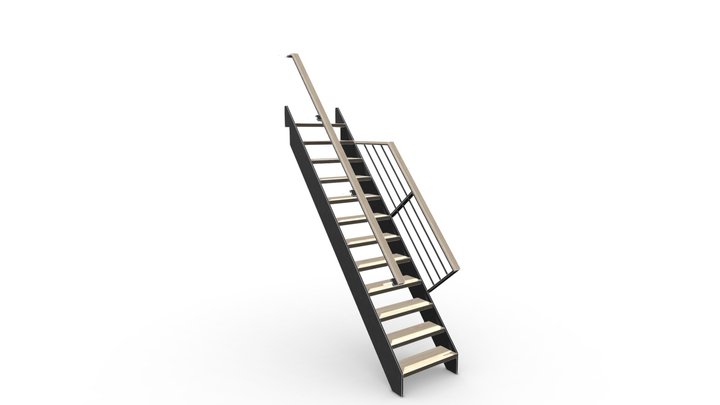 Stairs Basement 3D Model
